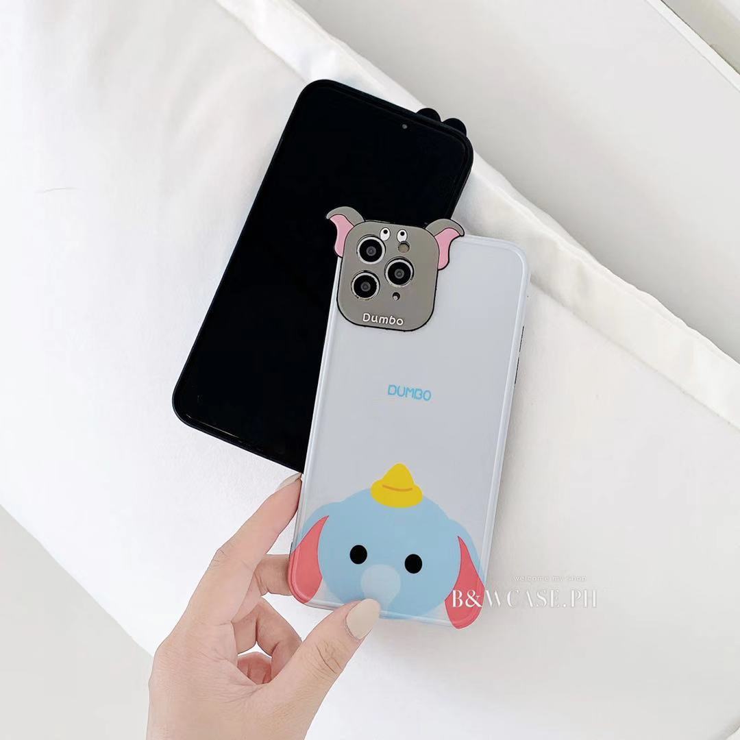 Hoạt Hình Ốp Điện Thoại Mềm Bảo Vệ Ống Kính Máy Ảnh Hình Voi Doraemon 3d Cho Iphone 12 11 Pro Max Ix Xs Max Iphone 7 I8 Plus Xr Se2020