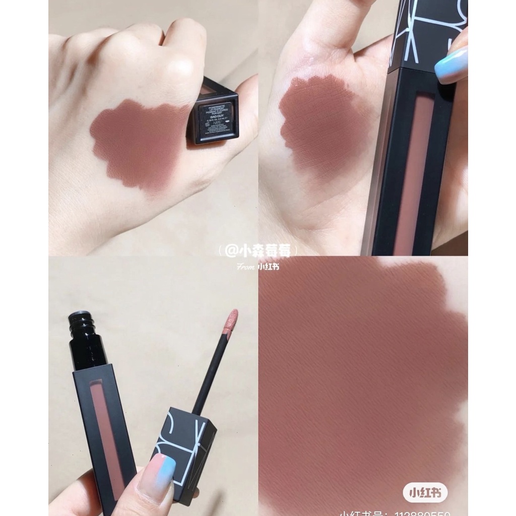 Son kem Nars Slow Ride màu Bad Guy - Tông hồng đất, chất son siêu mịn mướt, phù hợp mọi loại da