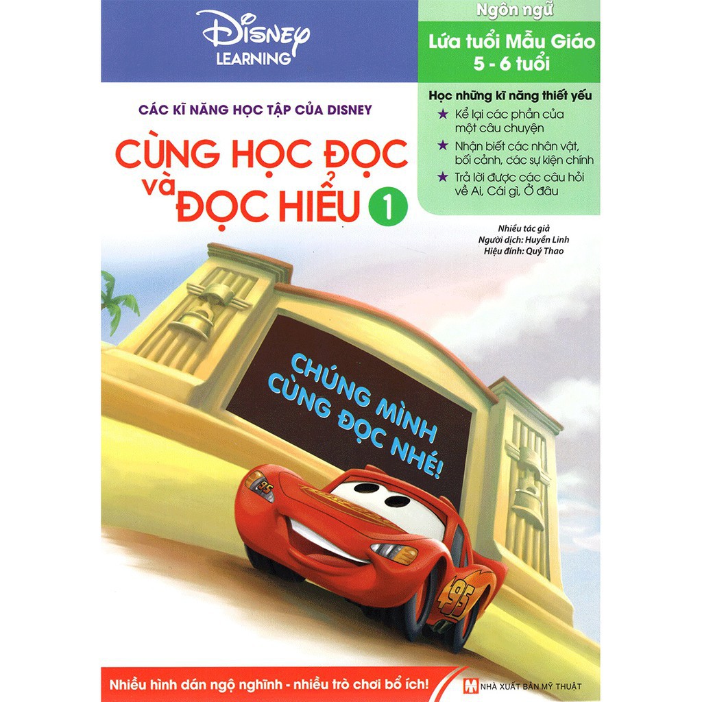 Sách - Disney Learning - Cùng Học Đọc Và Đọc Hiểu (Tập 1)