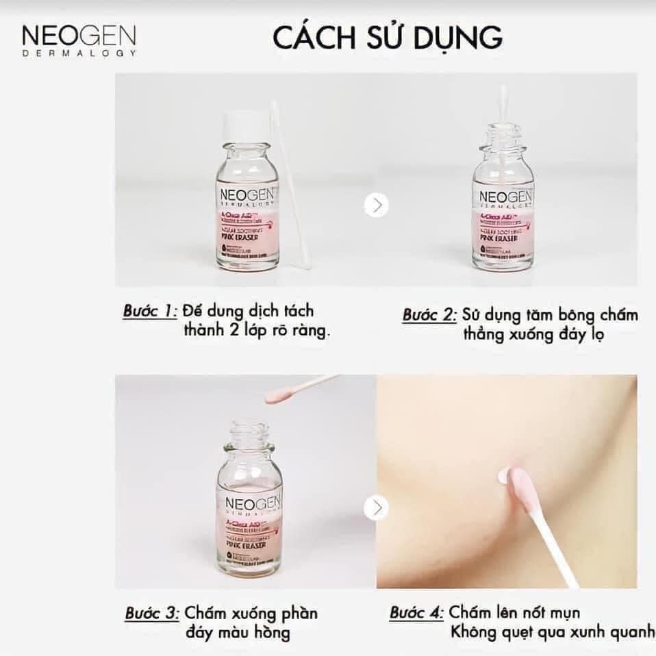 Chấm mụn NEOGEN DERMALOGY A-CLEAR SOOTHING PINK ERASER