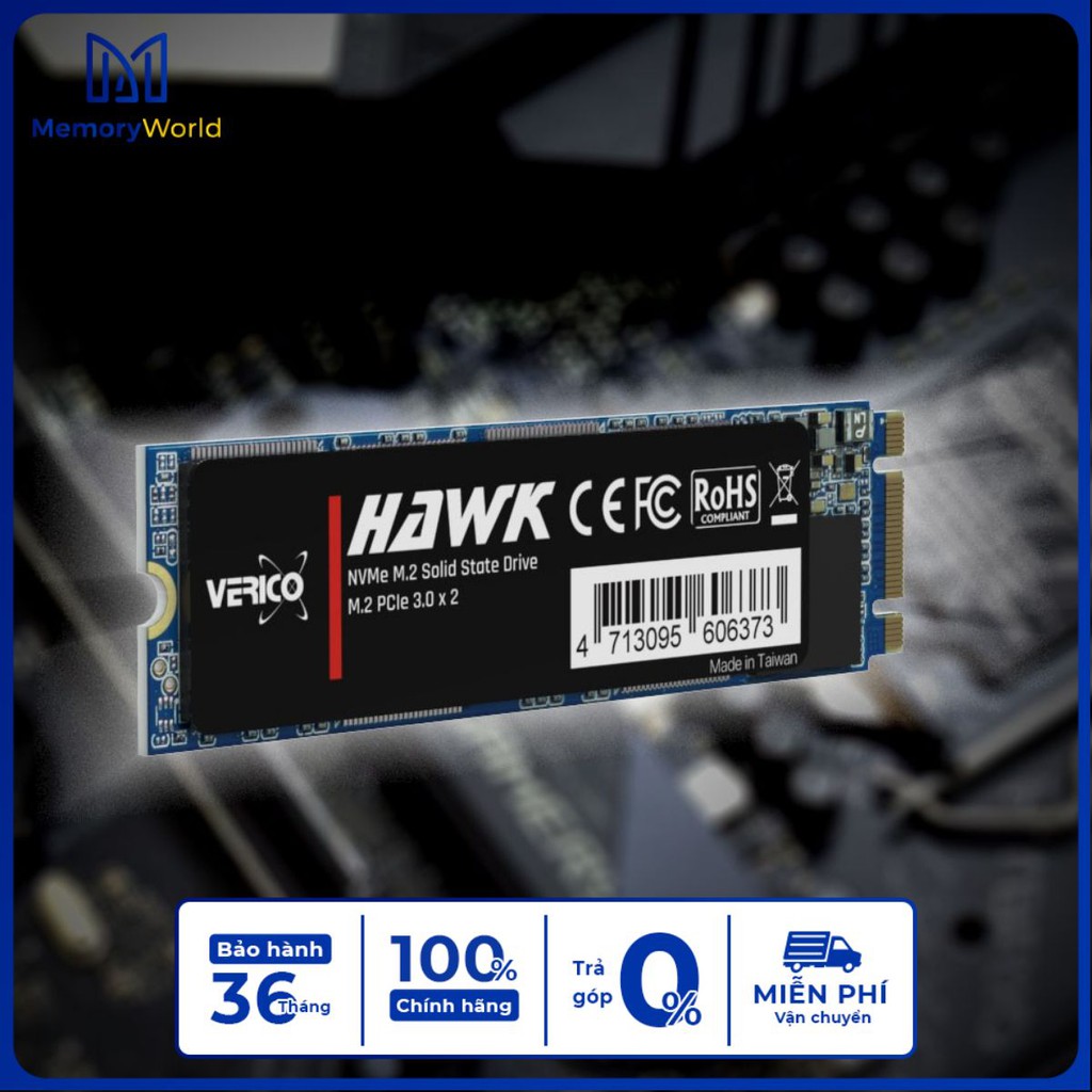 SSD Verico Hawk 128G M2 NVME_1SS0H-SSMBC3-NN - YourMemoryWorld | BigBuy360 - bigbuy360.vn