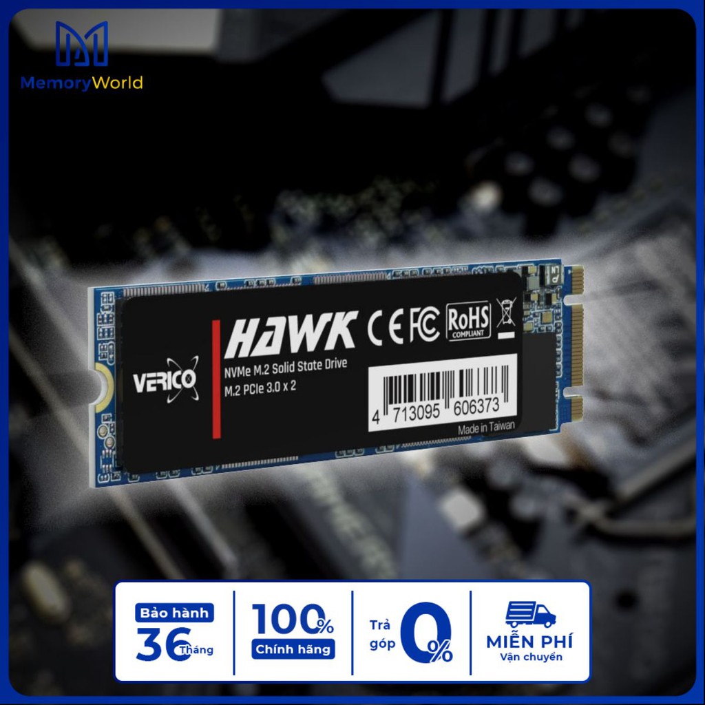 SSD Verico Hawk 128G M2 NVME_1SS0H-SSMBC3-NN - YourMemoryWorld