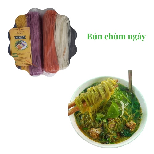 Bún ngũ sắc rau củ mix vị giảm cân Đặc sản Cao Bằng gói 1kg | BigBuy360 - bigbuy360.vn