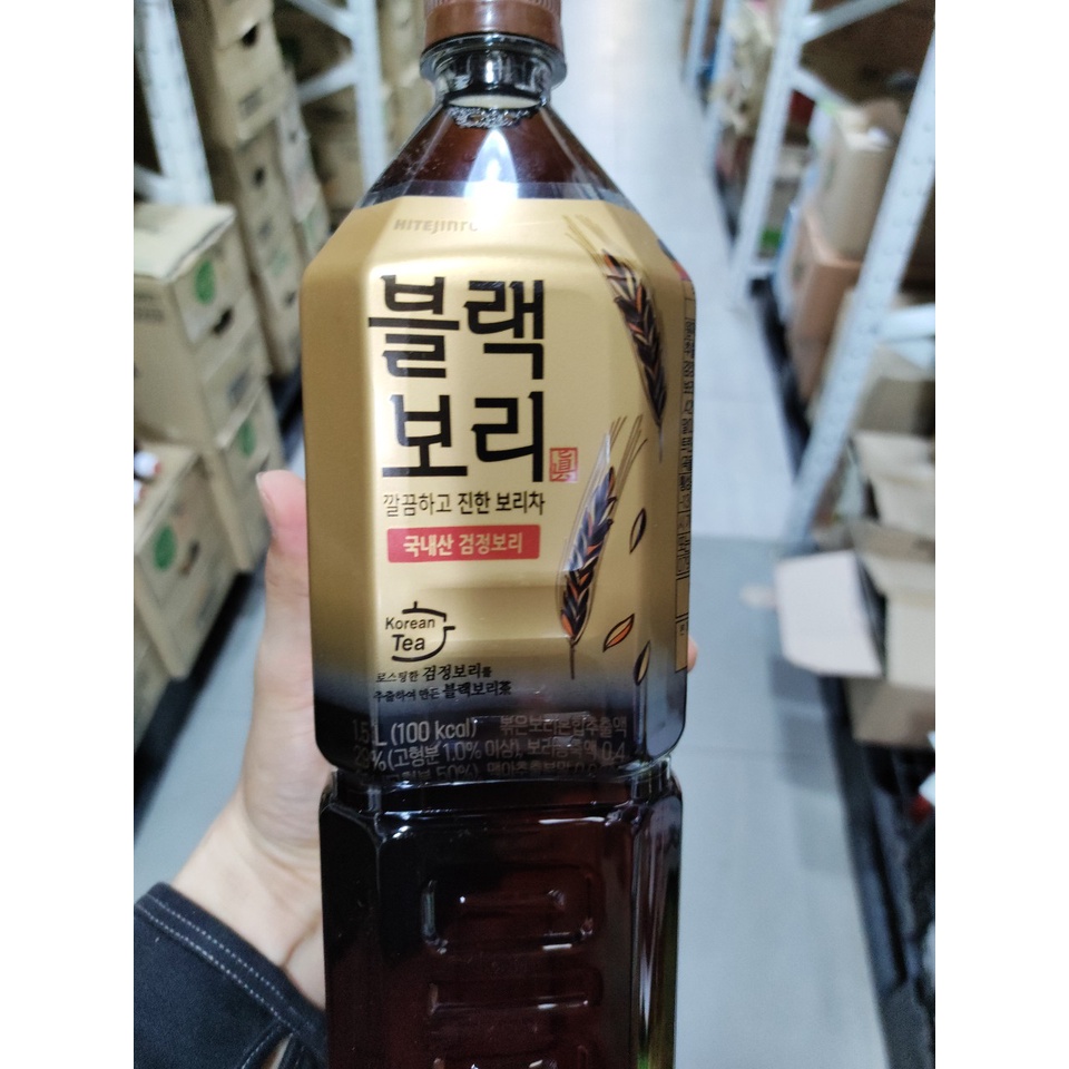 Trà lúa mạch đen hàn quốc black bori 1.5l - 블랙 보리차