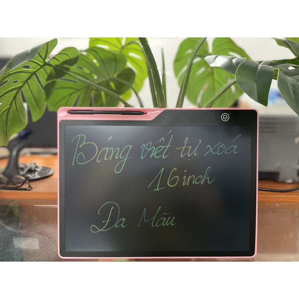 Bảng viết, bảng vẽ điện tử thông minh tự động xóa 16 inch.