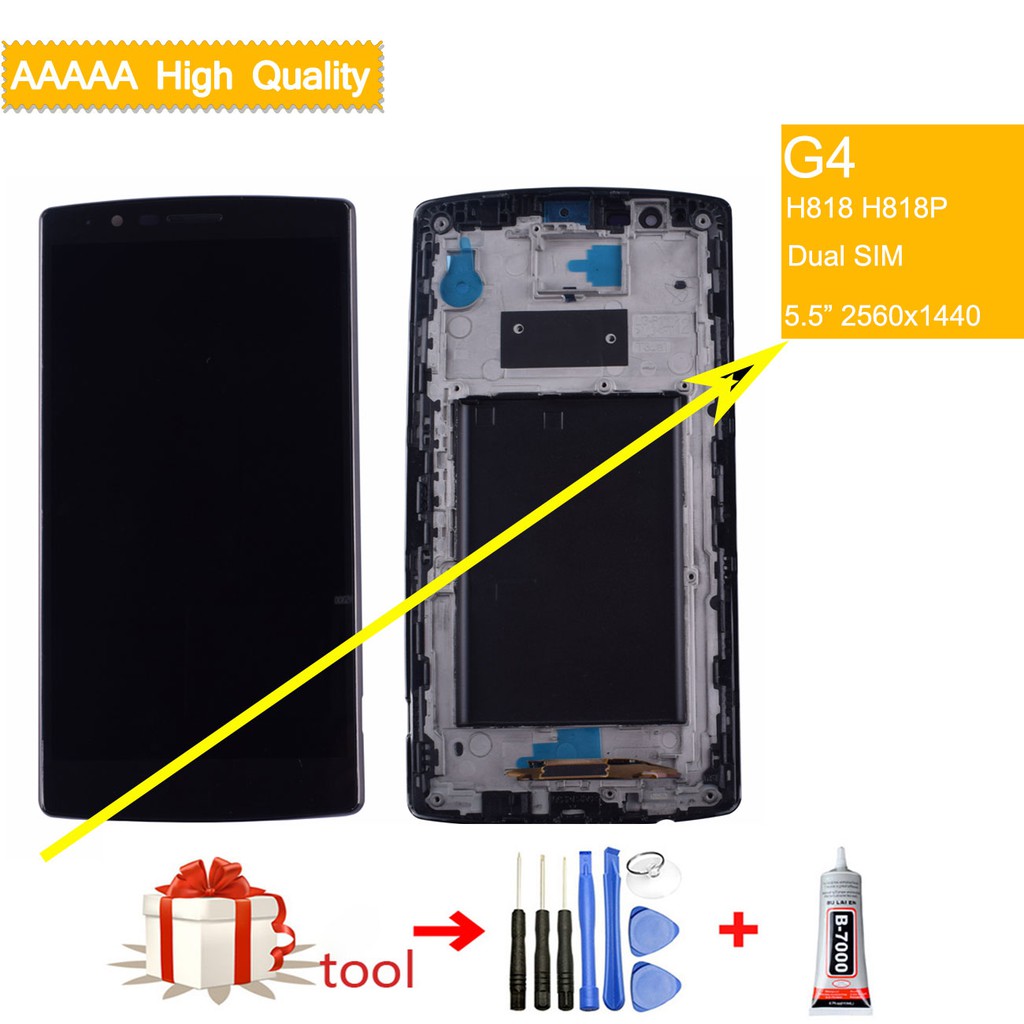 Bộ Màn Hình Cùng Bộ Cảm Ứng Thay Thế Cho Lg G4 Lcd H818 H818P Lcd