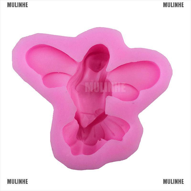 Khuôn Silicone Tạo Hình Thiên Thần Tiên 3D Trang Trí Bánh