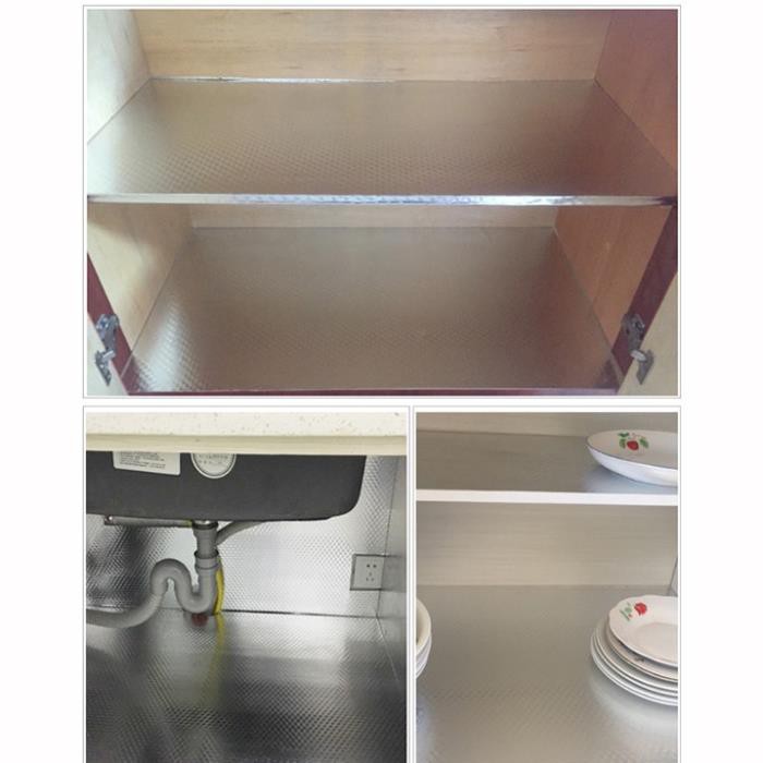 Cuộn giấy bạc dán bếp cách nhiệt, miếng decal dán tường nhà bếp chống thấm bền đẹp - HV Store 271
