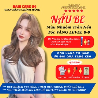 Thuốc Nhuộm Tóc Màu Nâu Be, Nâu Ánh Khói, Nâu Sữa - Hair Care Q4