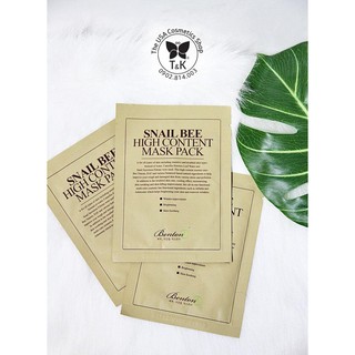 Mặt nạ Snail bee high content mask pack