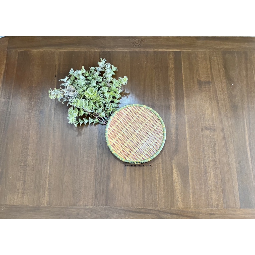 COMBO 10 DĨA NHỰA GIẢ MÂY MẸT TRE