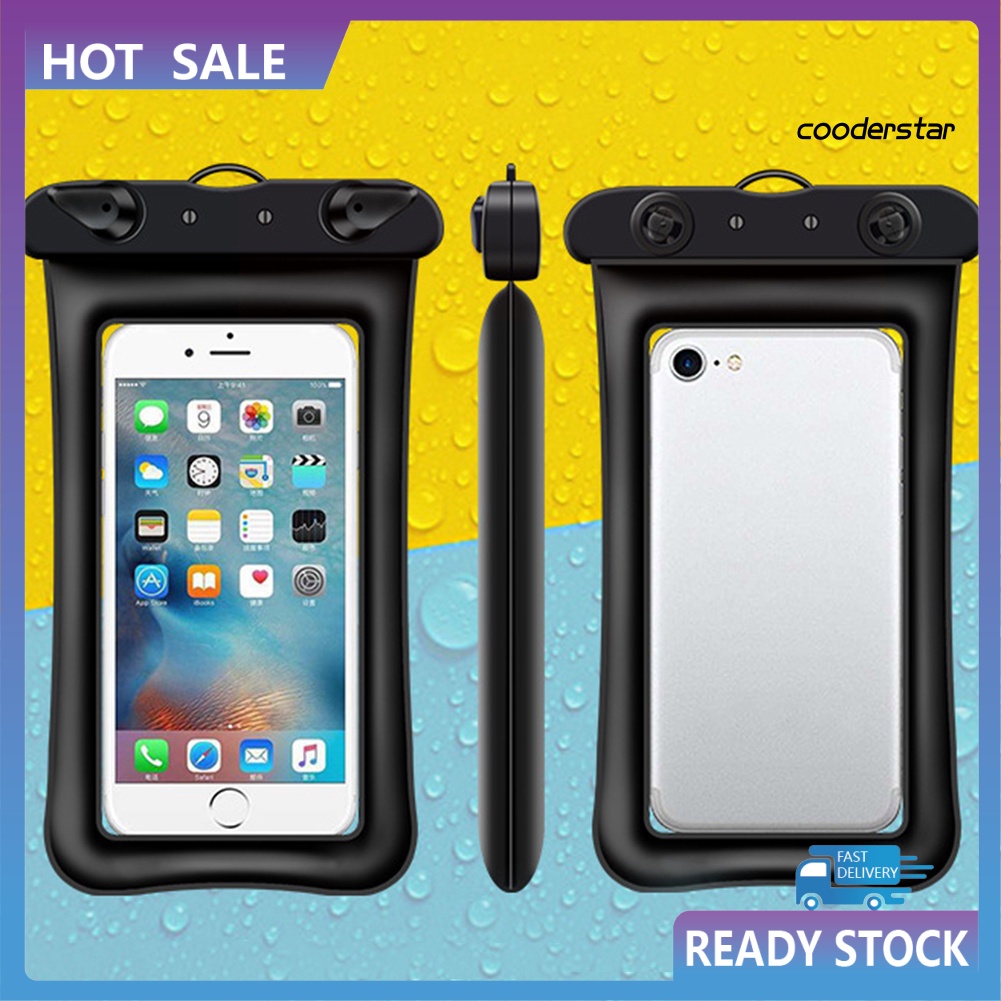 Túi đựng điện thoại chống nước trong suốt có thể chạm màn hình cảm ứng