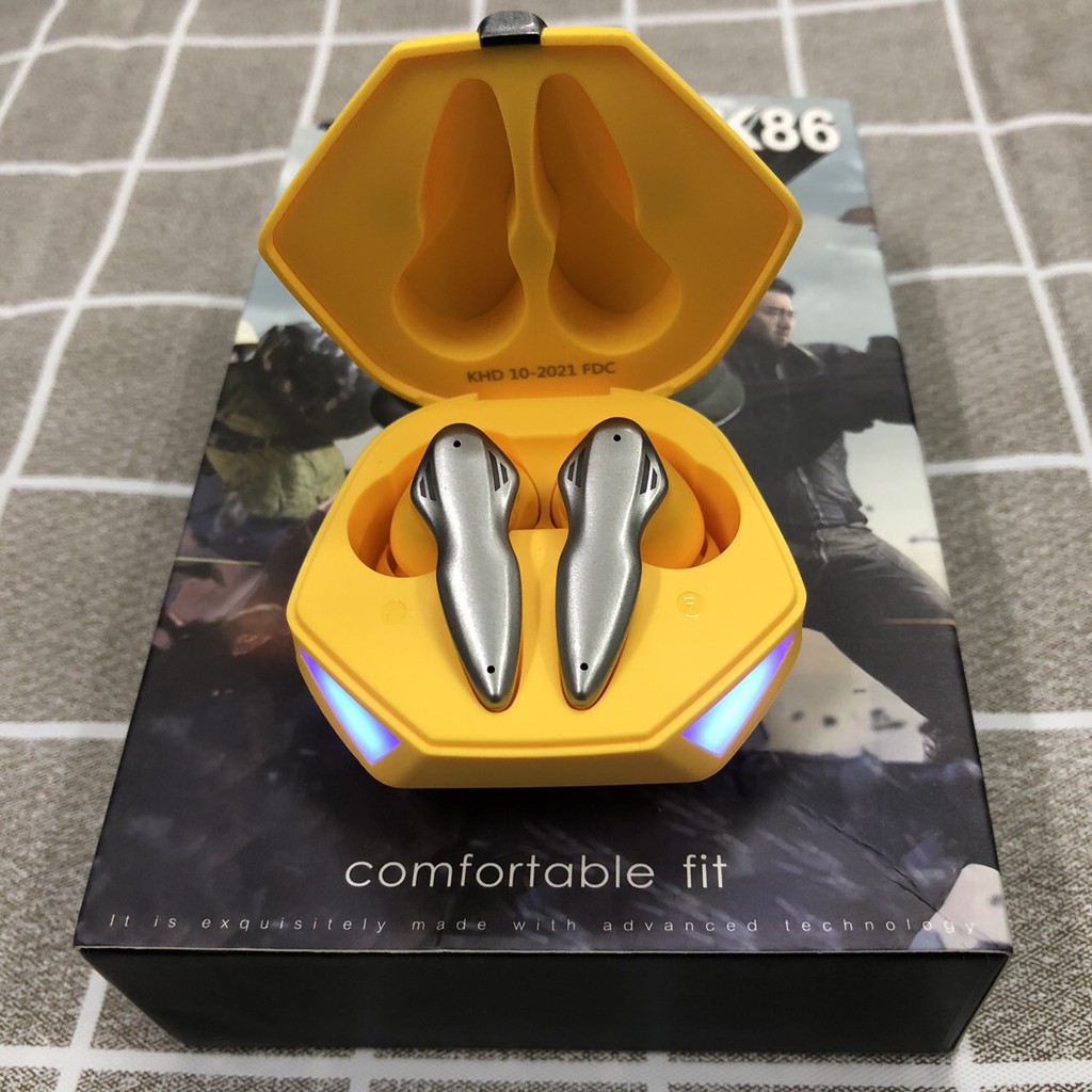 Tai nghe Gaming  không dây Bluetooth 5.0 K86 độ trễ cực thấp,chất lượng kèm găng tay chơi game