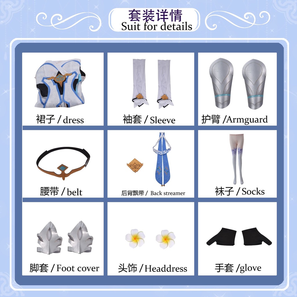 Đôi Găng Tay Hóa Trang Nhân Vật Truyện Tranh Genshin Va Chạm Lumine