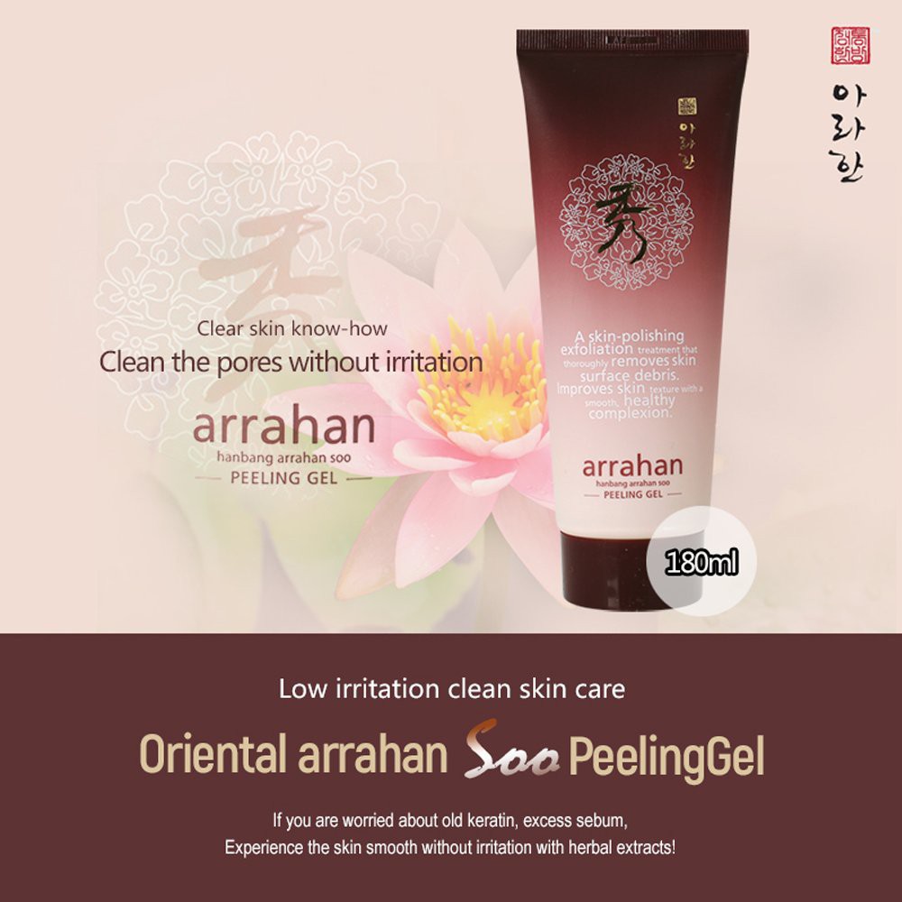 Gel Tẩy Tế Bào Chết Thảo Mộc Arrahan Hanbang Arrahan Soo Peeling Gel 180ml