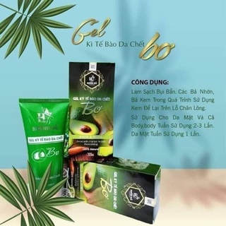 tẩy tế bào chết bơ Huỳnh Đỗ