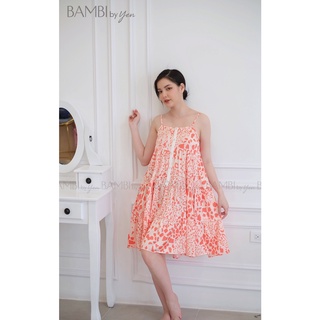 Váy lụa mặc nhà cao cấp BAMBI by Yen - 1036