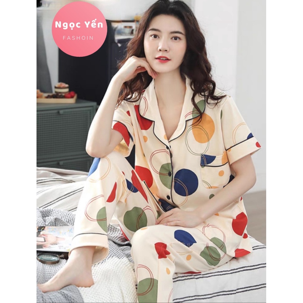 Pyjama lụa Quảng Châu loại 1 đồ bộ mặc nhà