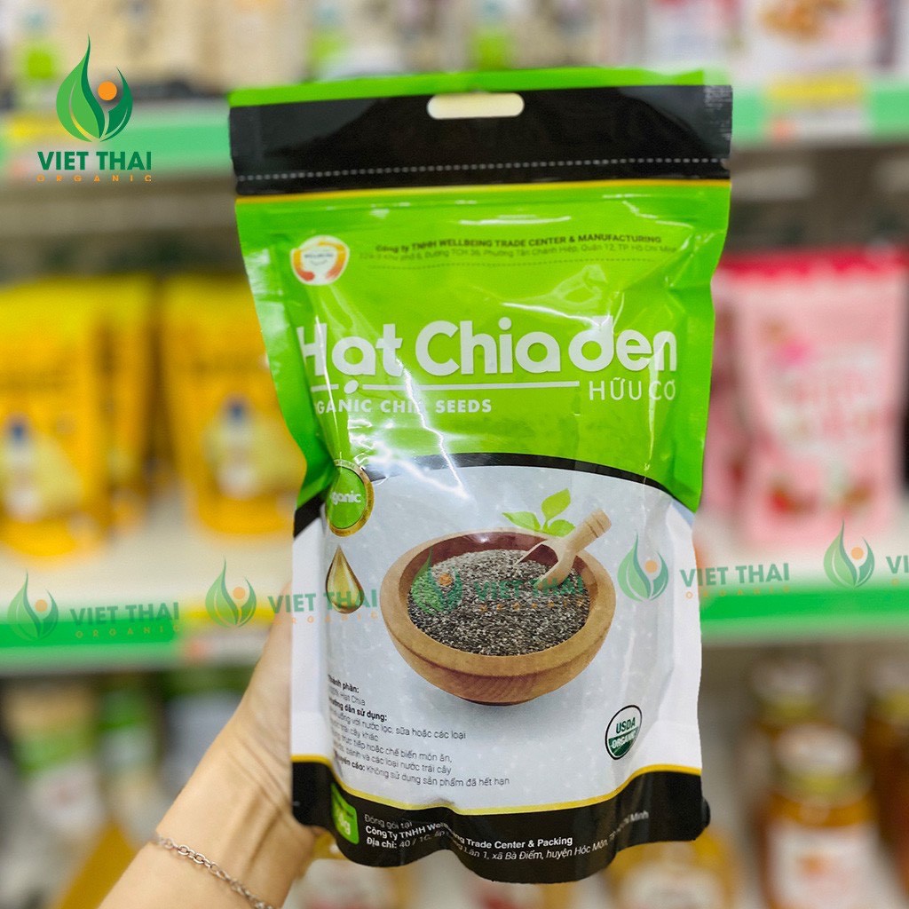 Hạt chia đen hữu cơ Bolivia giảm cân ăn kiêng ( Gói 500gr )