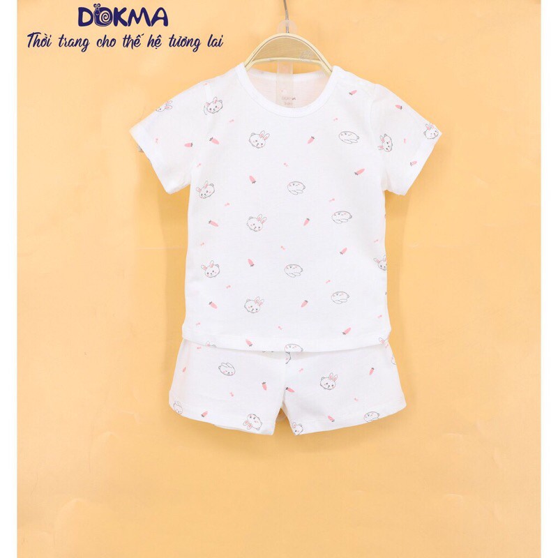 [DA413-DQ412] Bộ cộc Dokma cài vai cho bé trai/bé gái (9-24M)