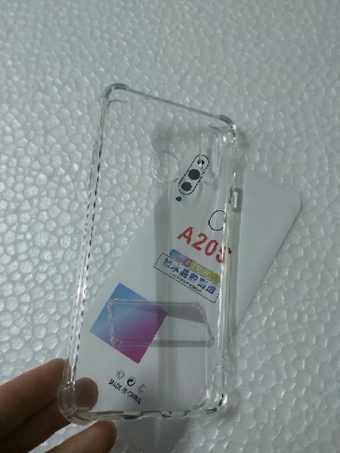 Ốp dẻo chống sốc Samsung A20s trong suốt loại tốt