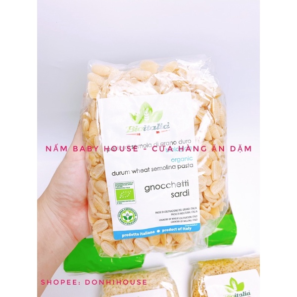 Nui hữu cơ Bio cho bé ăn dặm - nui ống ngắn, nui sao, nui xoắn ... date mới nhất