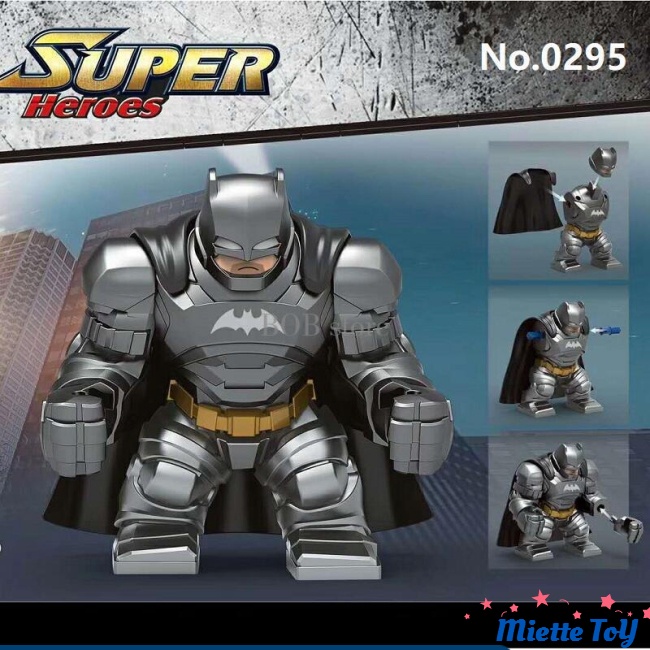 MIE Lego Minifigures Batman Fighter Avengers Hunk Building Block Toy Figure