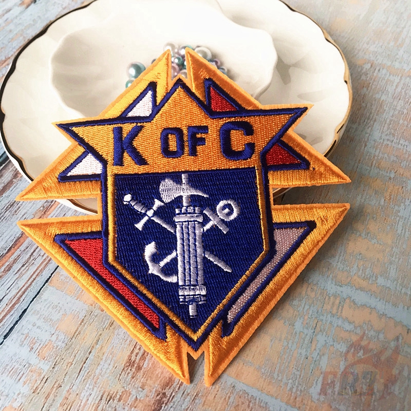 Miếng dán ủi quần áo thêu hình logo độc đáo