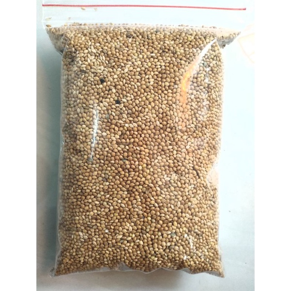 Hạt kê vàng chưa tách vỏ cho vẹt,cu gáy... ( 500g)