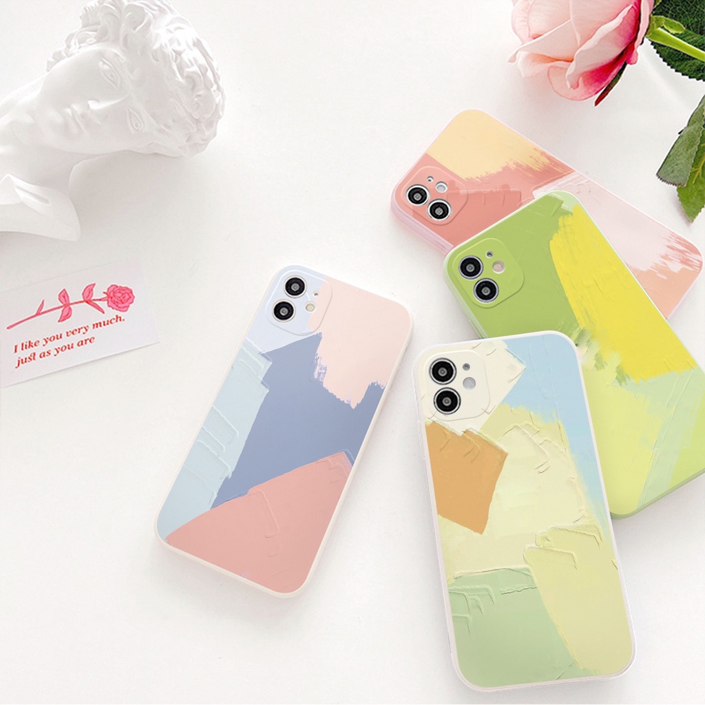 Ốp lưng iphone Painting cạnh vuông 6/6plus/6s/6splus/7/7plus/8/8plus/x/xs/11/12/13/14/pro/max/promax/plus/shin/case
