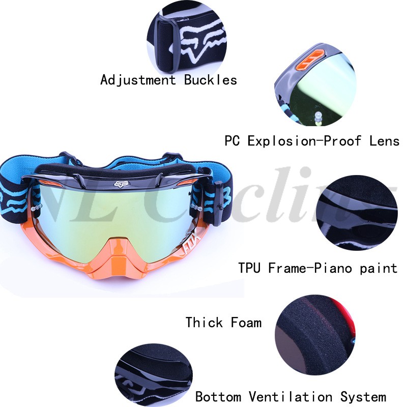 Kính Bảo Hộ Gắn Mũ Bảo Hiểm Đi Xe Đạp Địa Hình MTB