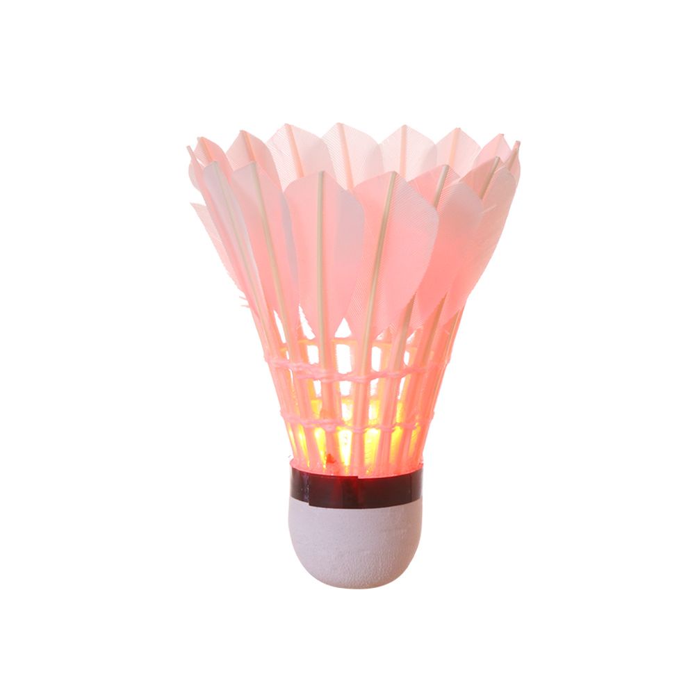 Set 4/ 6 cầu lông có đèn LED nhiều màu sắc phát sáng trong tối