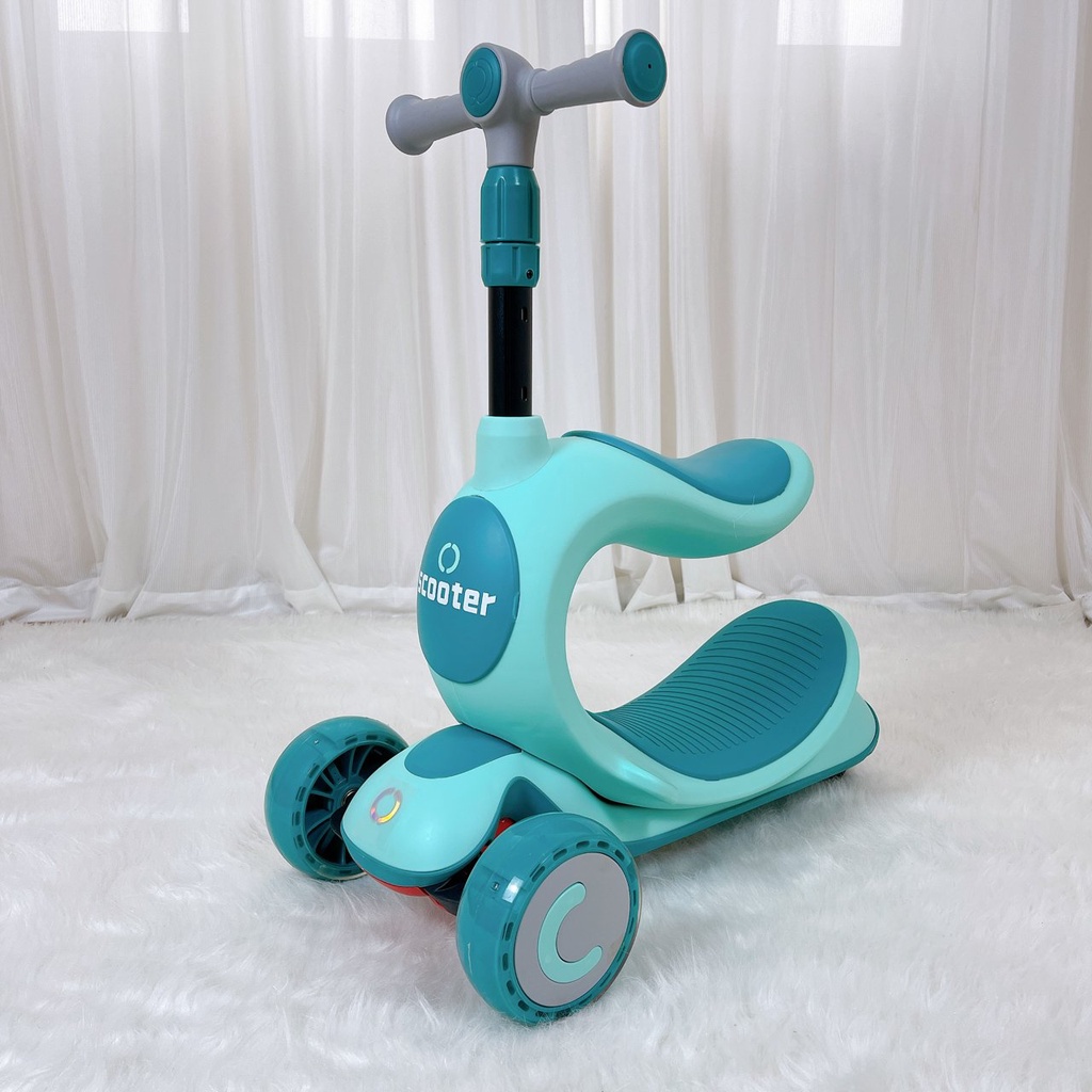 Xe Trượt Scooter 3in1 Cho Bé. Hàng Cao Cấp 1 đến 12 tuổi