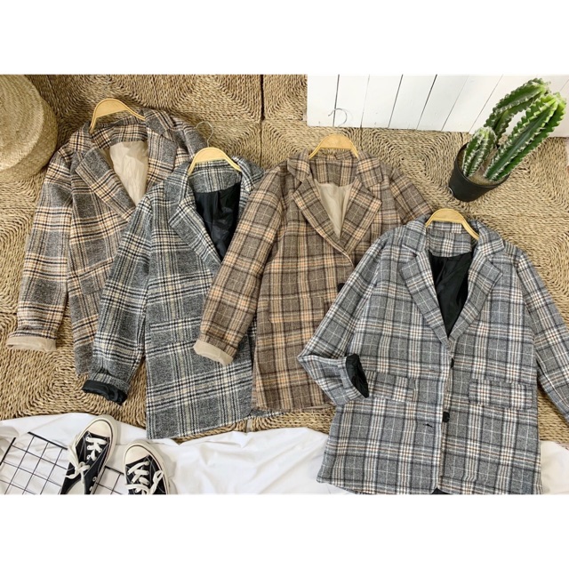 Áo dạ 4 kiểu