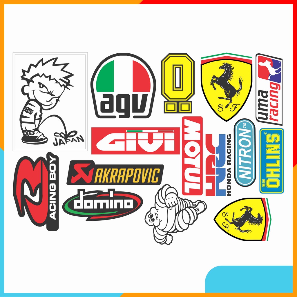 Logo dán xe - Sticker 3 lớp cao cấp - Tem dán xe, dán điện thoại, dán mũ bảo hiểm chống nước