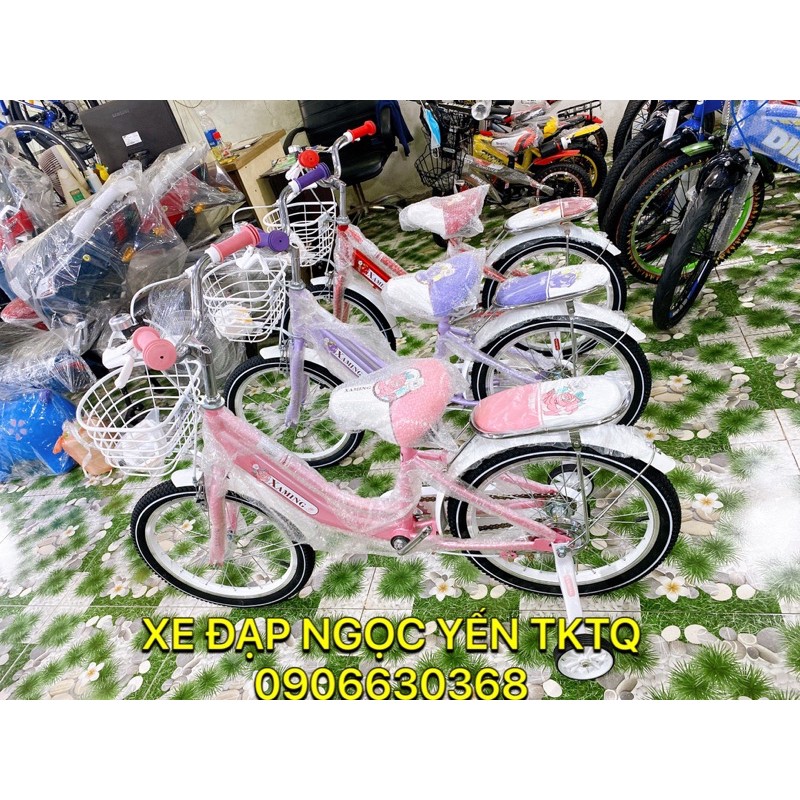 XE ĐẠP TRẺ EM XAMING 16IN - 18IN 2 SƯỜN XM03 CAO CẤP MẪU MỚI