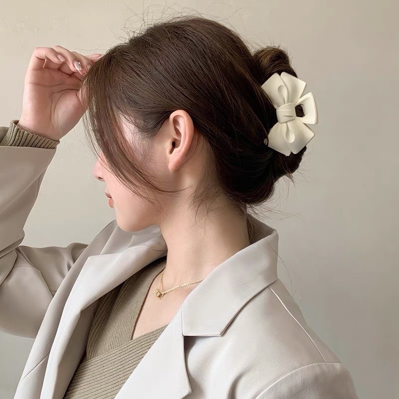 Kẹp tóc càng cua hình nơ phong cách hàn quốc