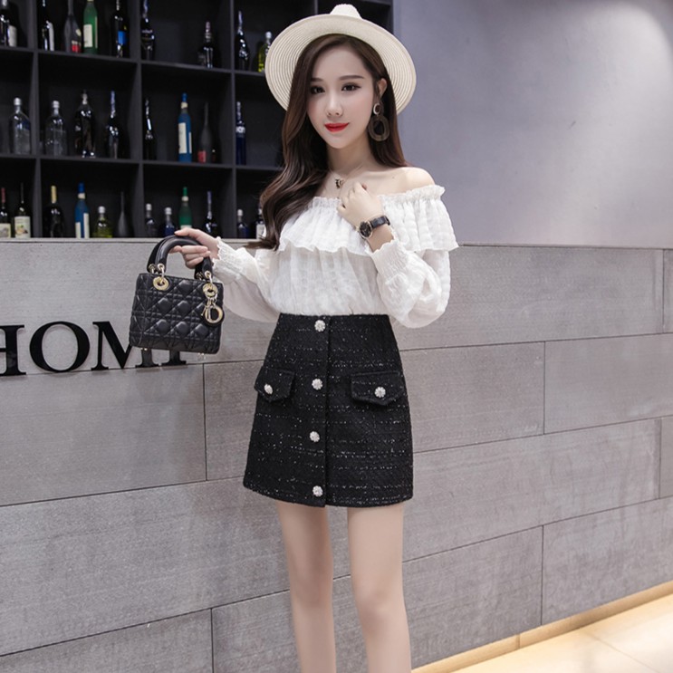 Chân váy dạ nữ kiểu a Emilyshop