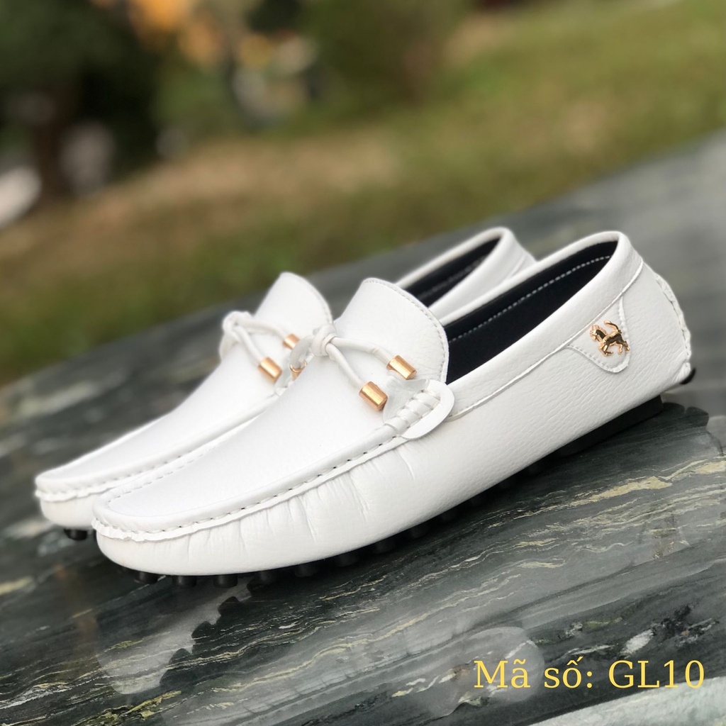 Giày lười nam Alo Davin Da Bò Cao Cấp GL10