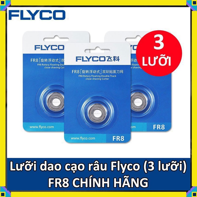Lưỡi máy cạo râu thông minh R8, lưỡi sơ cua, lắp vừa đa số các dòng máy hiện tại