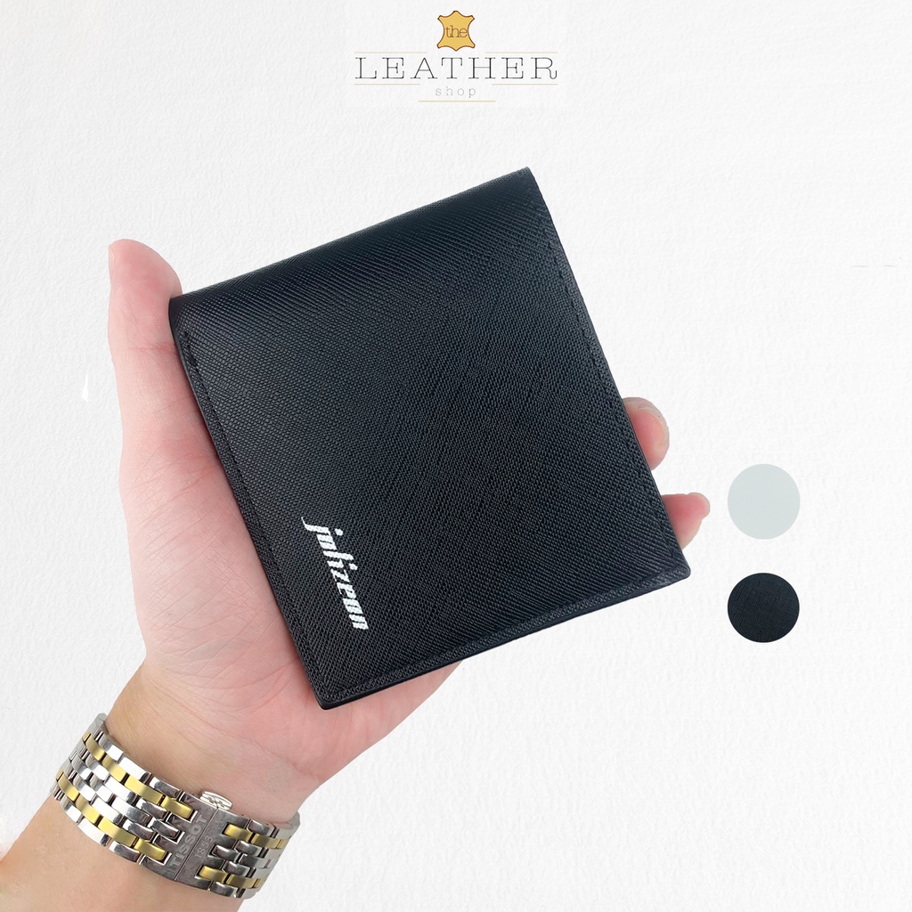 Ví da nam nhiều ngăn đẹp cầm tay thời trang cao cấp bóp nam dáng đứng ngang nhỏ gọn giá rẻ Leather V3027