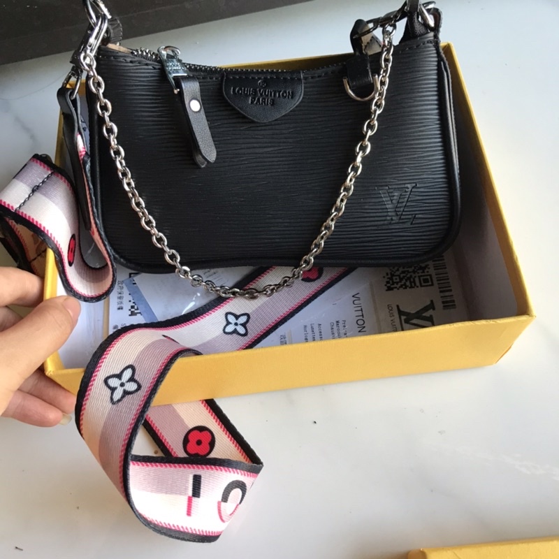 Túi Luôn Vui Tươi đeo kẹp nách hoặc đeo chéo túi lv hai bản dây đeo fullbox