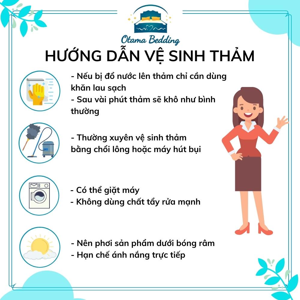 Thảm lông trải sàn lót sàn phòng khách trải giường phòng ngủ thảm lông trắng loang mịn chụp ảnh hình tròn vuông 1m6x2m