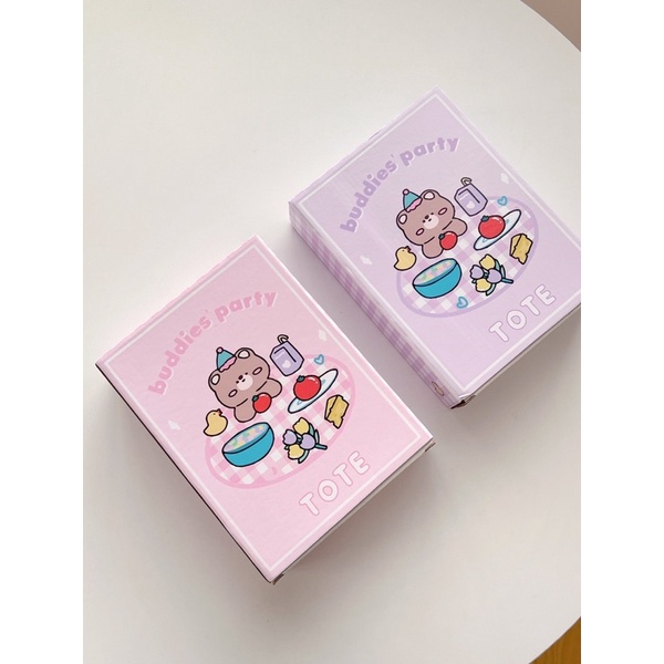 Túi tote by Buddies kèm hộp cute