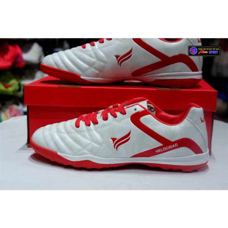 Giày đá bóng kamito Velocidad TF - trắng(size38-44)