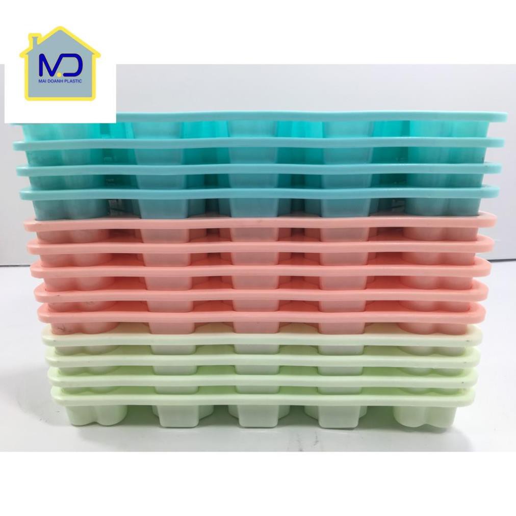 (hot) (Combo 3 khay) làm đá 12 nhựa Việt Nhật (12 viên) - Hàng Chất Lượng, Giá Siêu Rẻ