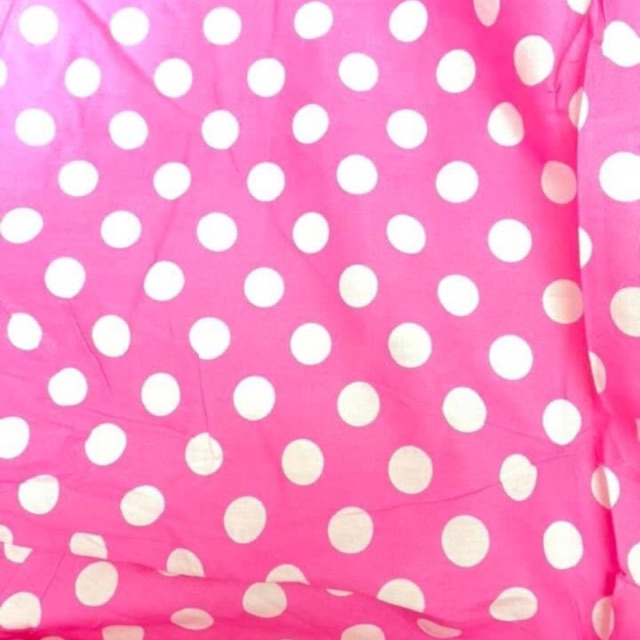 V219🌈 VẢI TWILL HOẠ TIẾT CHẤM BI MAY ĐỒ CHO DOLL, OBITSU, DIY, HANDMADE, QUILTING, SCRUNCHIES..