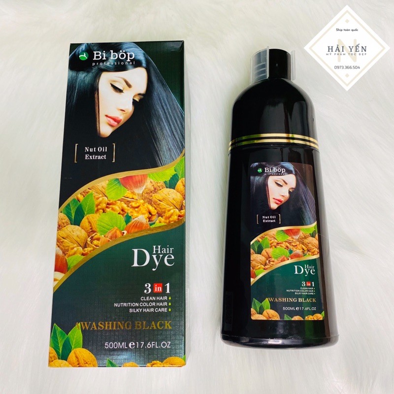 Dầu gội nhuộm phủ bạc đen (nâu) cho người lớn tuổi | BigBuy360 - bigbuy360.vn