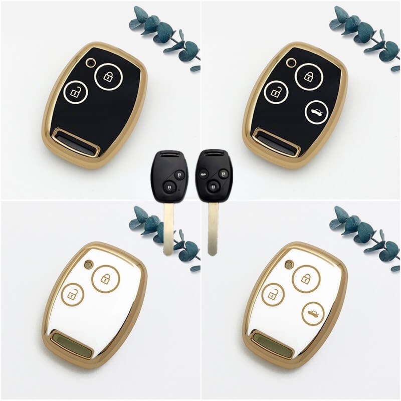 Vỏ Chìa Khóa Điều Khiển Từ Xa 2 Nút 3 Nút Cho Xe Hơi Honda civic jazz city brio Amg crv