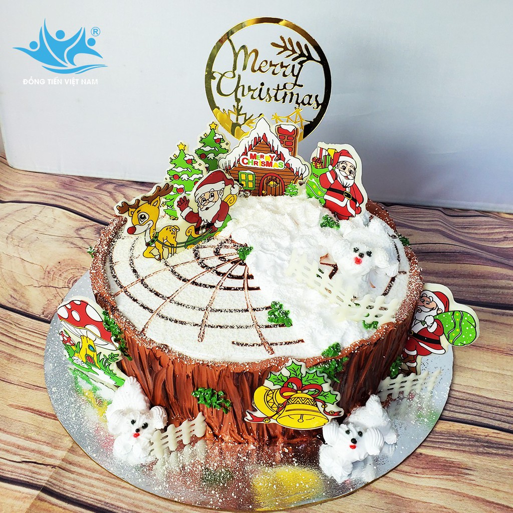 Khuôn Socola Noel Ngôi Nhà,Tuần Lộc CIL14  - Khuôn socola trang trí giáng sinh - Đồng Tiến Việt Nam